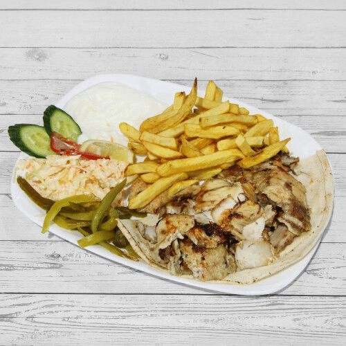 Schawarma Hähnchen Teller