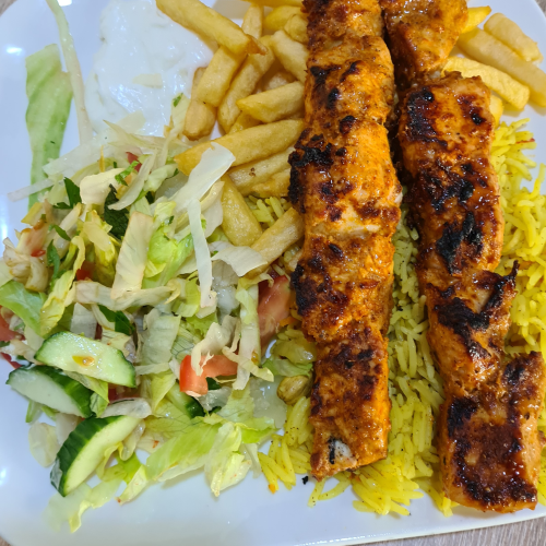 Shish Tawuk Platte 2 spieße