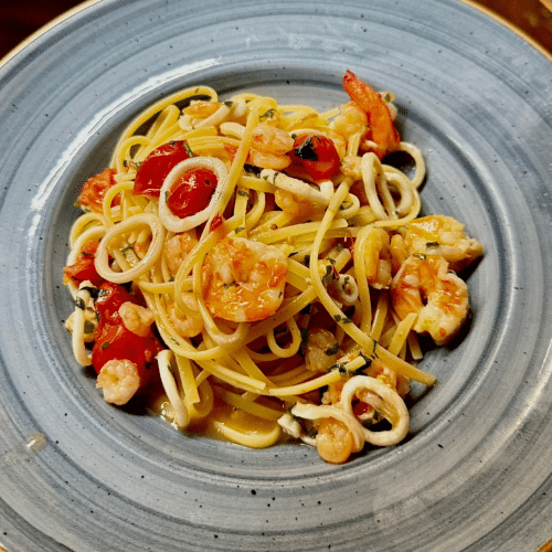 Linguine mit Meeresfrüchten