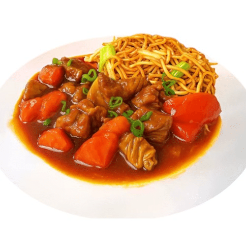 牛腩拌面 Geschmortes Rindfleisch mit Nudeln