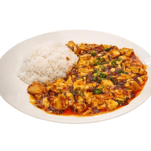 麻婆豆腐饭 Mapo-Tofu mit Reis