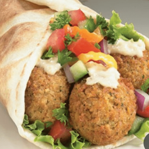 Falafel-Halloumi-Sandwich