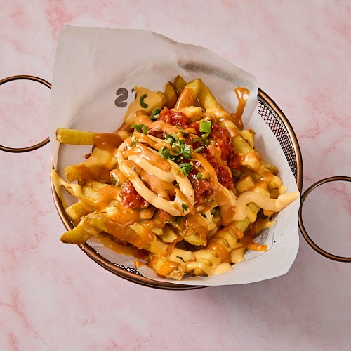 Kimchi Cheese Fries