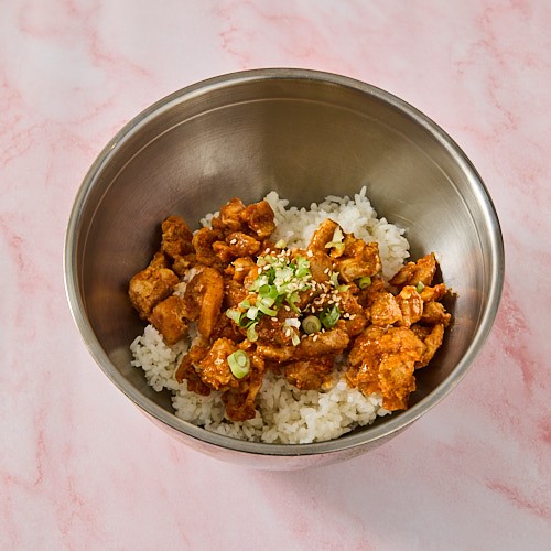 Spicy Chicken Rice Bowl Lunch