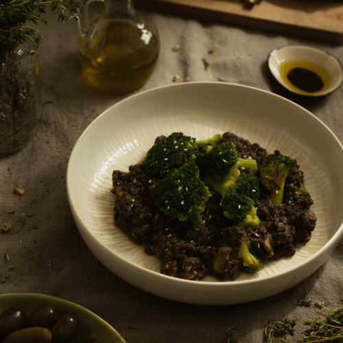 Beluga Linsen Brokkoli (vegan)