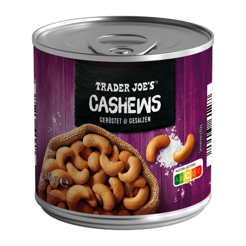 TRADER JOE'S Cashews geröstet & gesalzen 150g