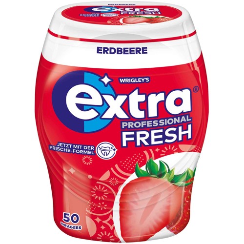 Wrigley's Kaugummi Extra Professional Fresh Erdbeere 50er 70g 