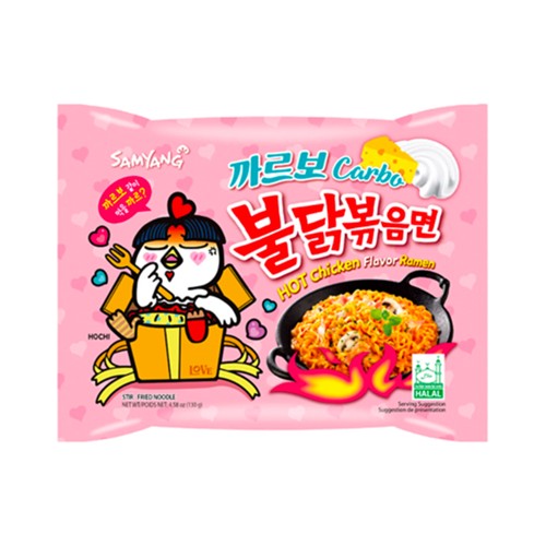 SamYang Buldak Carbonara Hot Chicken Ramen 130g