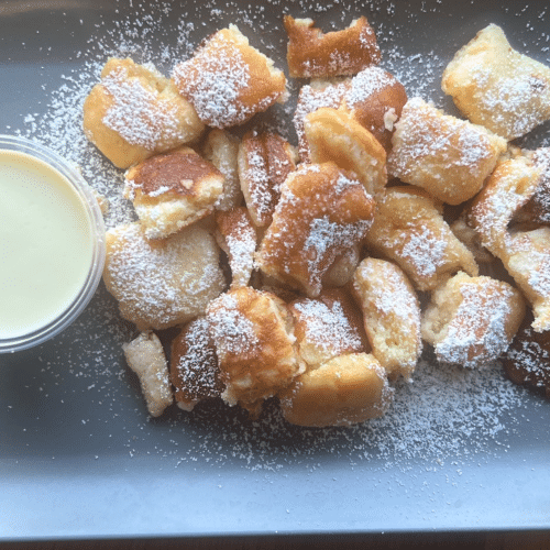 Kaiserschmarrn mit Vanillesauce