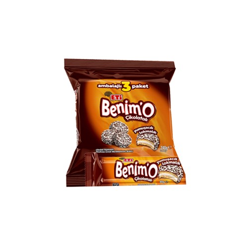 Eti Benimo Schokokekse mit Schaumfüllung 3er Pack 231g