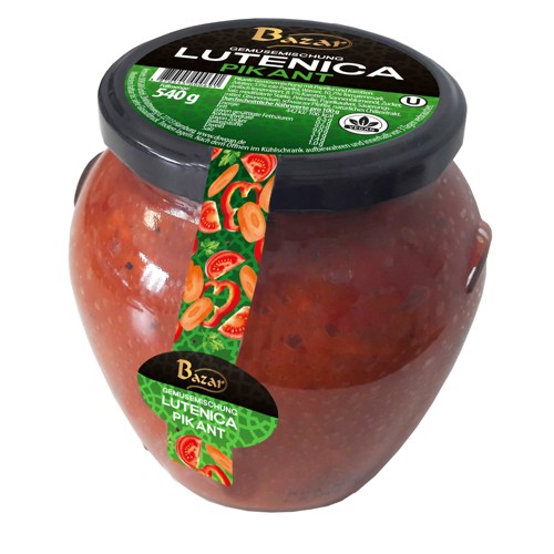 Bazar Lutenica Gemüsemischung 540g