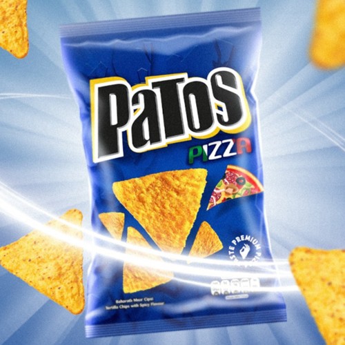 Patos Chips mit Pizza Geschmack 100g