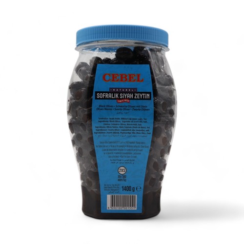 Cebel Sofralik Schwarze Oliven 1400g