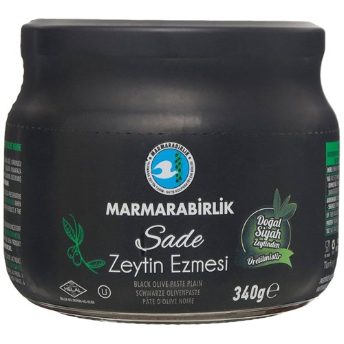 Marmarabirlik Natürliche Schwarze Olivenpaste 340g
