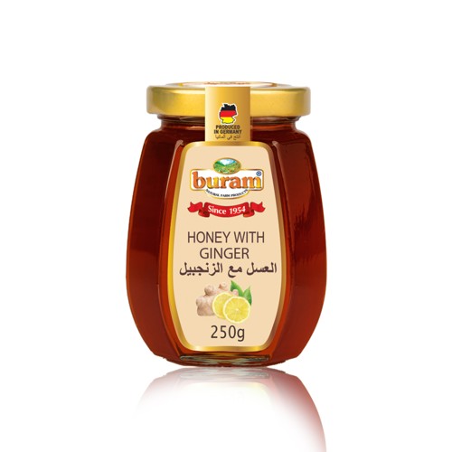 Buram Honig mit Ingwer 250g