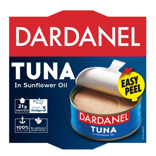Dardanel Thunfisch in Sonnenblumenöl 140g