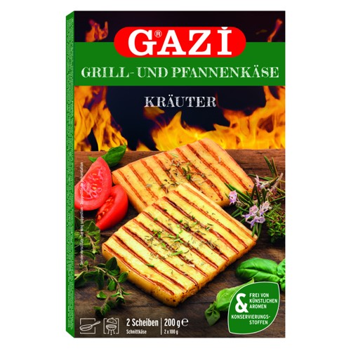 Gazi Grill Und Pfannenkäse Kräuter 2 x 100g