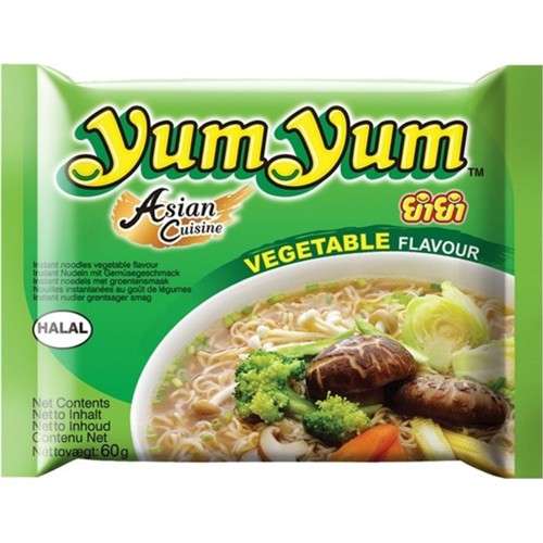 YumYum Instant Nudeln Mit Vegetable Gemüse Geschmack 60g
