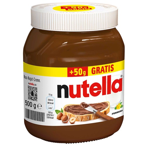 Nutella Haselnusscreme 500g