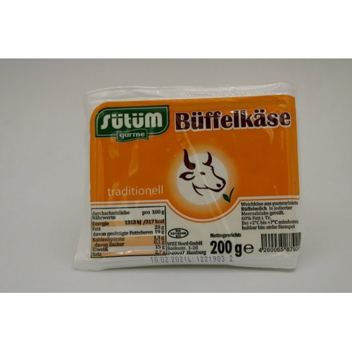 Sütüm Gurme Büffelkäse 200g