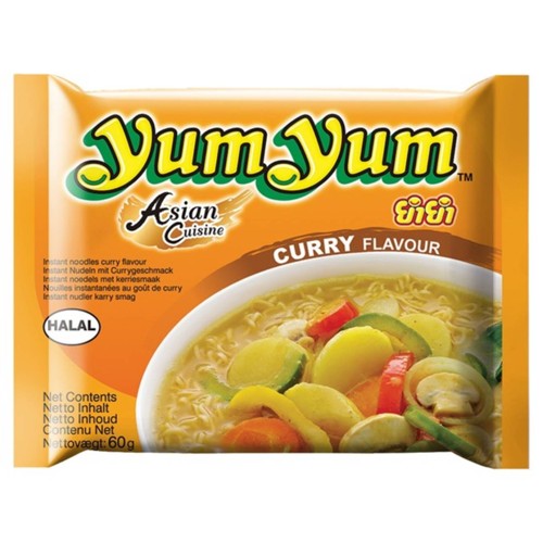 YumYum Instant Nudeln Mit Curry Geschmack 60g
