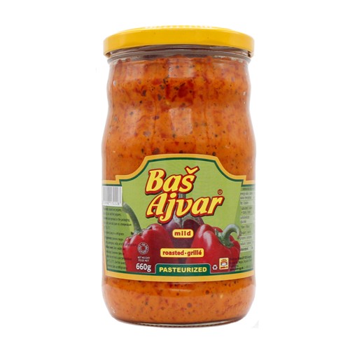 Bas Ajvar Mild Paprikapaste 314g