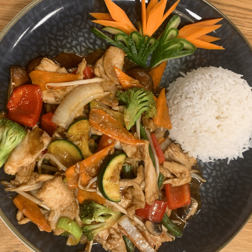 Hühnerbrust Chop Suey