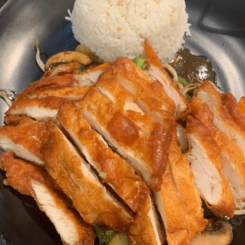 Knusprige Hühnerbrust- Chop Suey