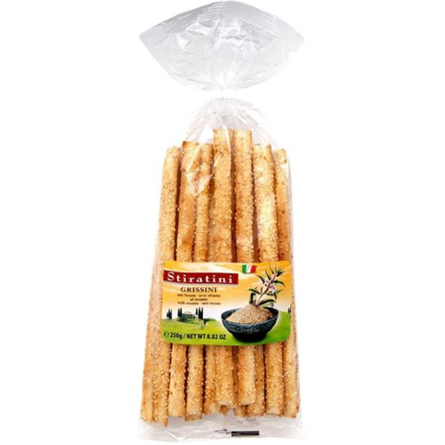 Grissini Brotgebäckstangen mit Sesam 250g