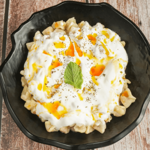 Manti mit Hackfleisch