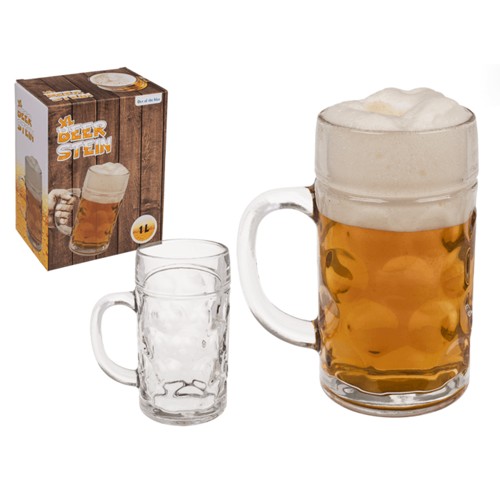 Out of the blue XL Glas Bier Stein