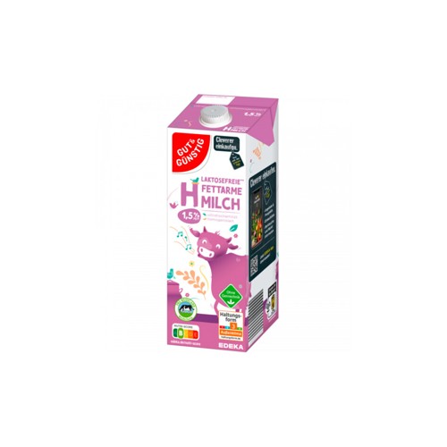 Gut & Günstig Laktosefreie fettarme H-Milch 1.5% 1.0l 