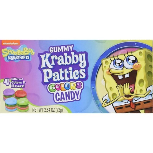 Spongebob Squarepants - Krabby Patties - Colors Candy 72g