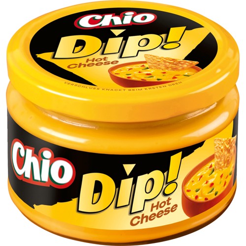 Chio Dip Hot Cheese Scharfer Käse Dip mit scharfen Jalapenos 0.2l