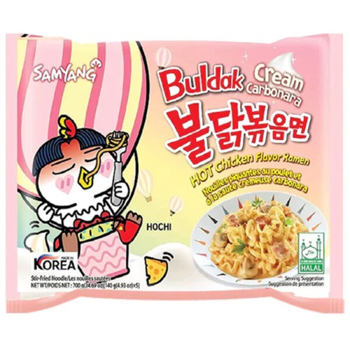 Samyang Buldak Cream Carbonara Hot Chicken Flavor Ramen 140g