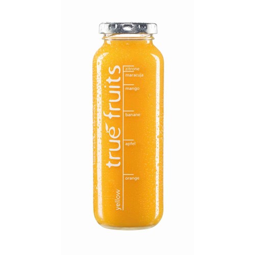 true fruits gelber Smoothie Mango Maracuja 0.25l