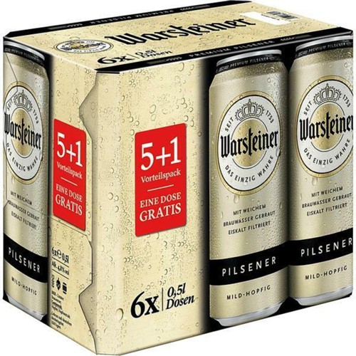 Warsteiner 5+1 0.5l (EINWEG)