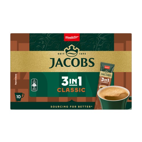 Jacobs Classic 3 in 1 Sticks löslicher Kaffee