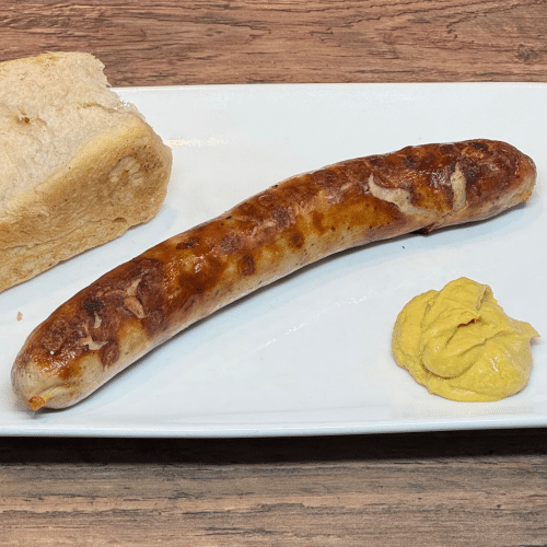 Bratwurst mit Senf