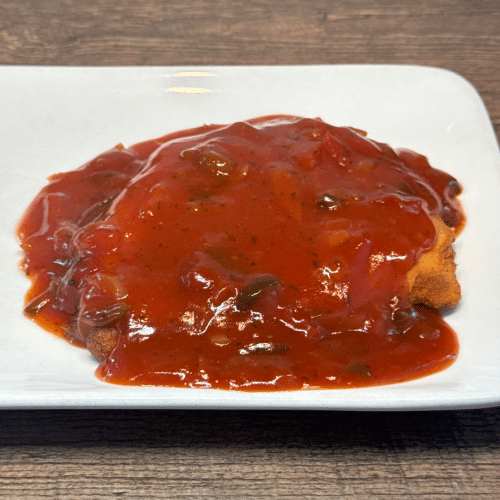 Hähnchenschnitzel mit Balkansauce