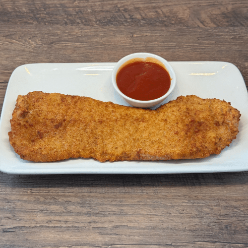 Schnitzel mit Ketchup