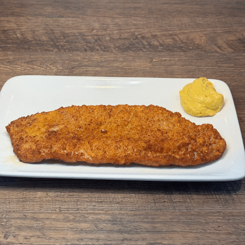 Schnitzel mit Senf
