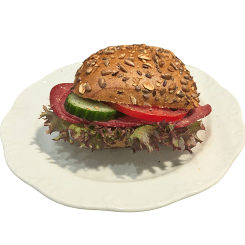 Körnerbrötchen mit Salami 170g