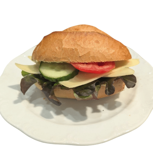 Schrippe mit Käse 160g