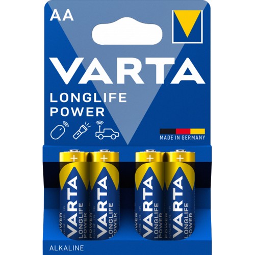 VARTA Longlife Alkaline Battery AA 4er 40g