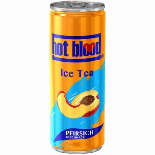 hot blood Eistee Pfirsich 0.33l (EINWEG)