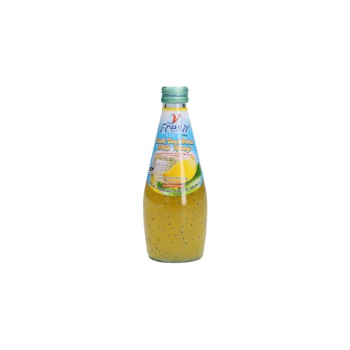 V-Fresh Mangogetränk mit Basilikumsamen 0.29l