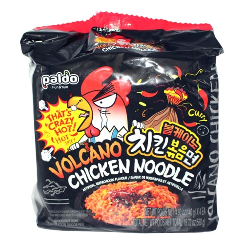 Paldo Volcano Chicken Instant Nudeln 4 x 140g