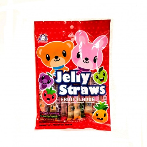 ABC Bear & Bunny Jelly Straws 300g