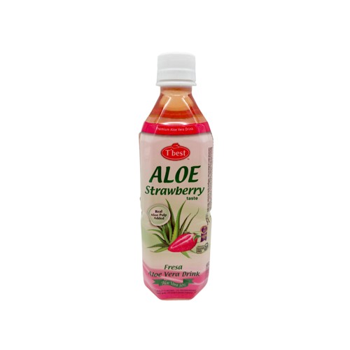 Tbest Aloe Erdbeere 0.5l (EINWEG)